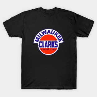 Defunct Milwaukee Clarks Hockey 1949 T-Shirt